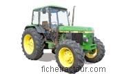 john deere 2850 avis et fiche technique 