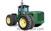 john deere 8850 fiche technique et avis