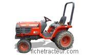kubota b1700 avis et fiche technique