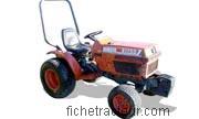 kubota b1750 avis et fiche technique