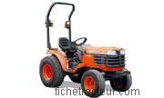 kubota b2100 avis et fiche technique